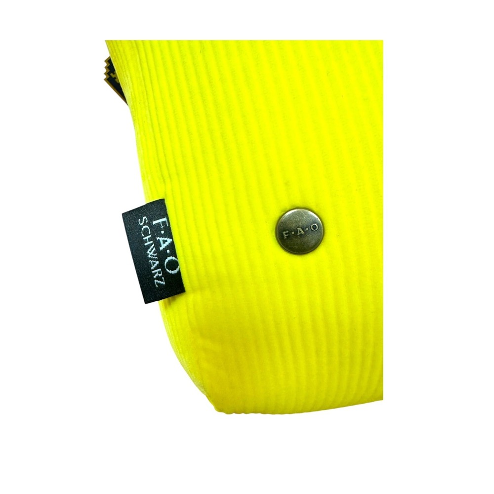 FAO Schwarz Yellow Arcade Game Plush Retro Video Game Stuffed Toy NEW - Picture 4 of 6